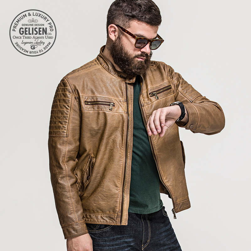 2015 ο ܿ     ߱ 췹ź Ʈ ÷   /2015 New Winter Jacket Men Motorcycle Slim Fit Pu Coat Plus Size Fitted Leather
